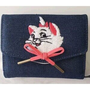 Loungefly Aristocats Marie Disney Denim Wallet